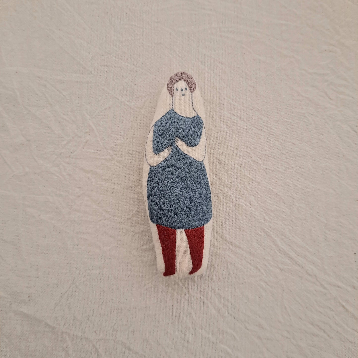 blue dress
