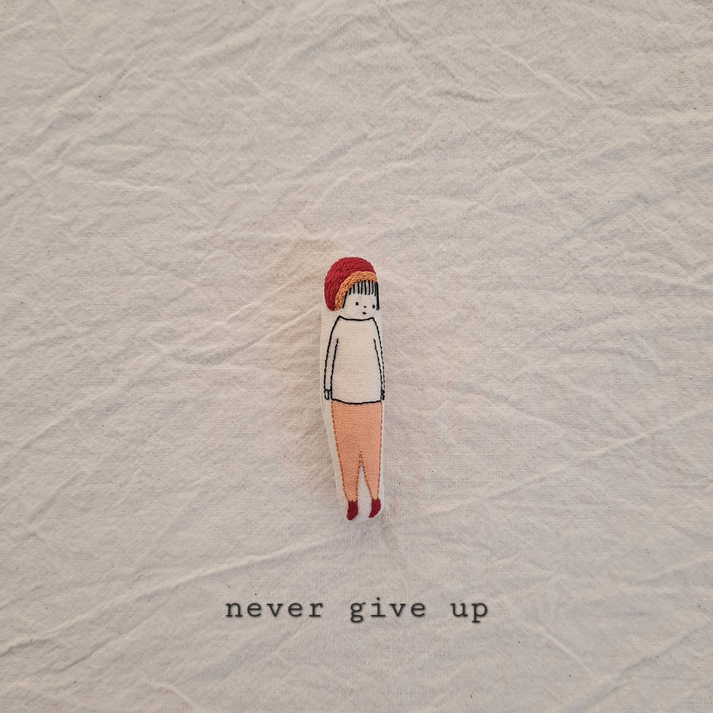 never give up