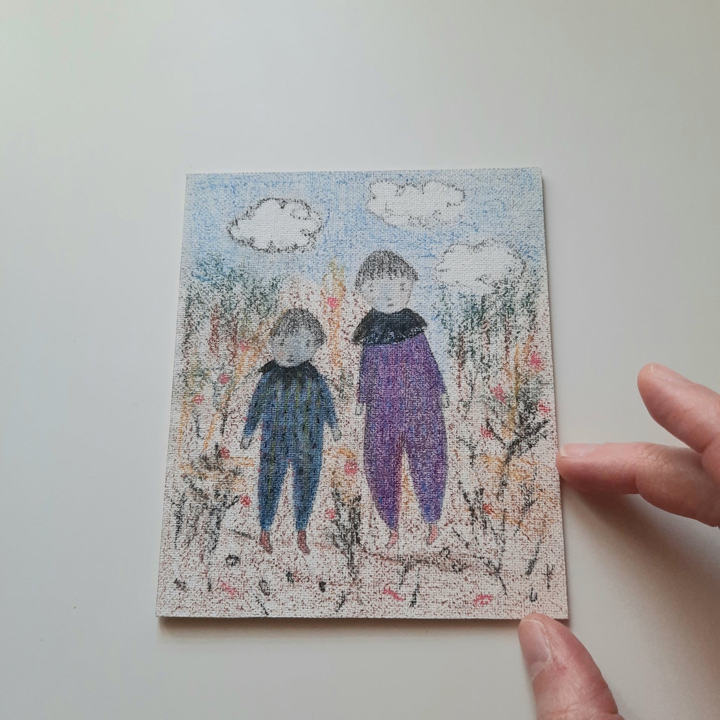 they walked and talked and walked all day